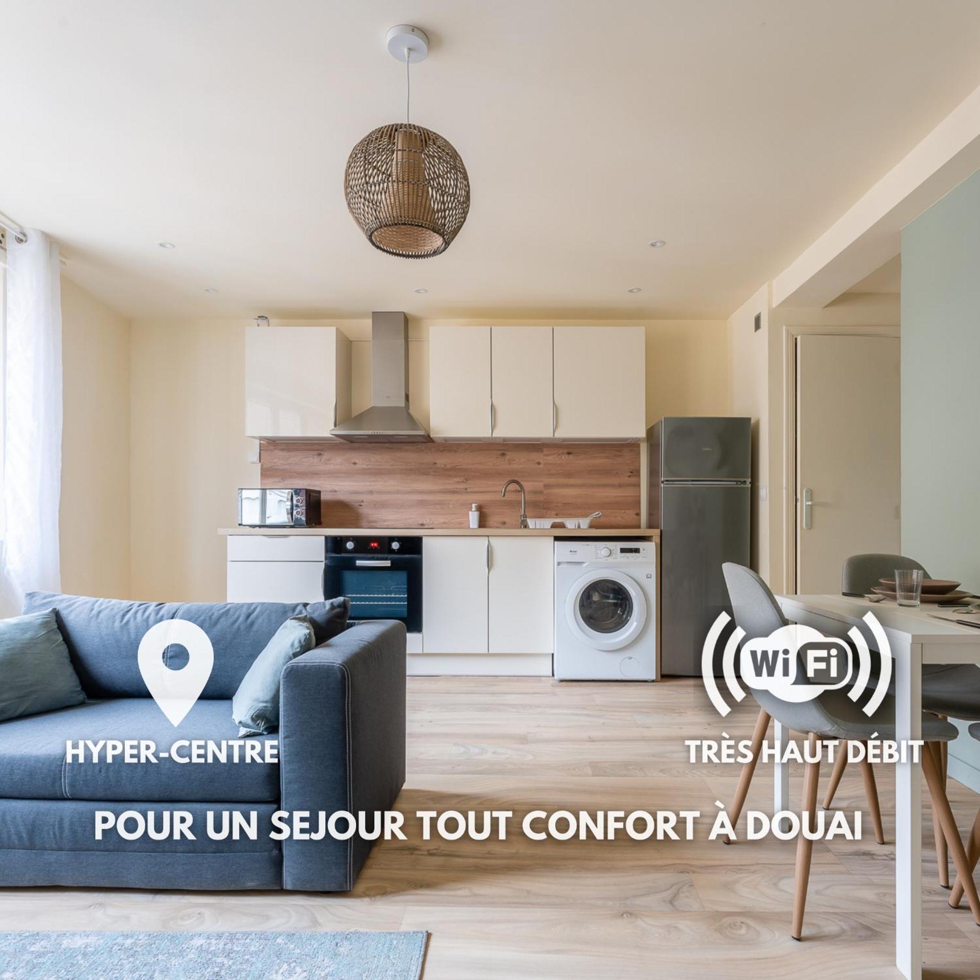 * Le Chic * Centre Ville Douai- 500M Place D'Armes Εξωτερικό φωτογραφία